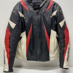 Genuine Man’s Dianese Motorcycle Leather Jacket Size 56