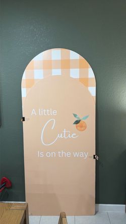 Backdrop/background for baby shower