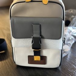 Coach Track Pack In Colorblock NWT