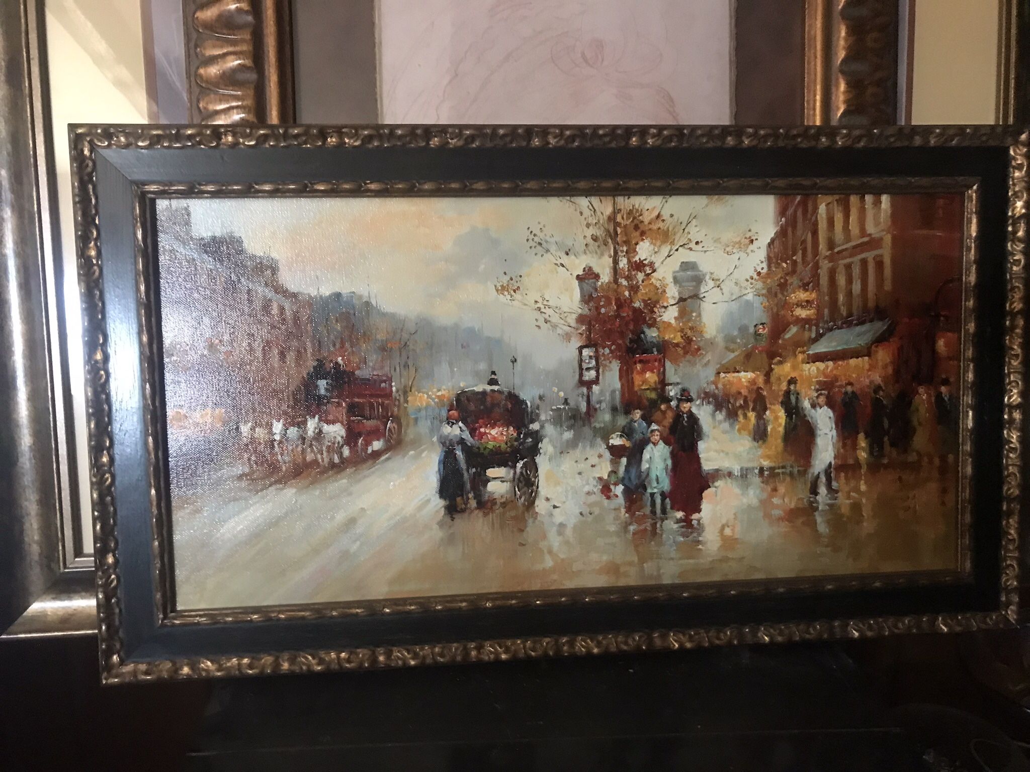 28x16 Inch Oil Painting, Artist Unknown