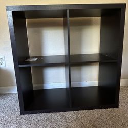 Brown 4-cube organizer shelf - Like New