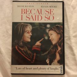 Because I Said So, DVD