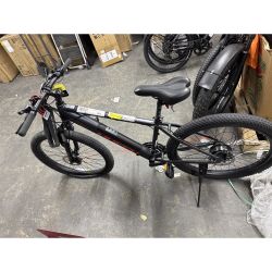 Huffy 27.5" Vertis 36V Adult Electric Mountain Bike, Fits Riders 5'0"+, Gray, Unisex