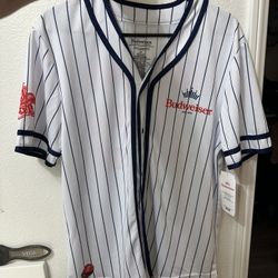 Budweiser Baseball Jersey (Size M) – Brand New