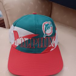 Vintage 90s Miami Dolphins Logo 7 Hat 