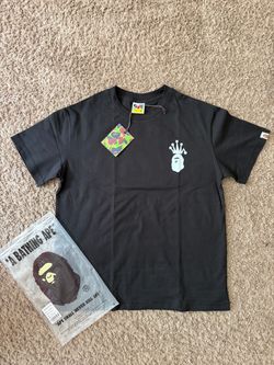 Stussy X Bape tee black