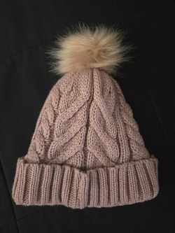 Knitted Pink Beanie
