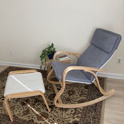 Rocking Chair And Ottoman 