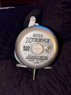 Accurate Boss Xtreme 600 Narrow Lever Drag Reel 4:1 RH