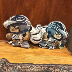 2 Rusher, Seattle Seahawk, Soft Pillows