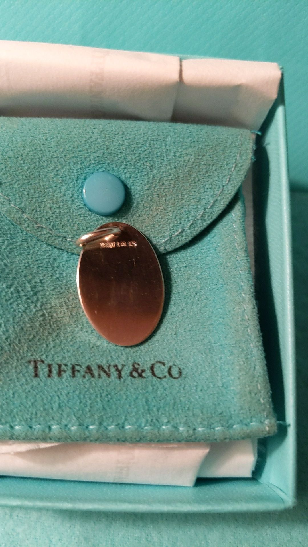 Tiffany & Co Oval Tag Pendant