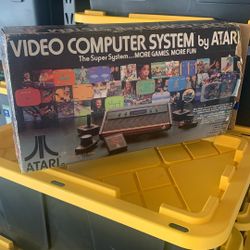 Vintage Atari With Box 
