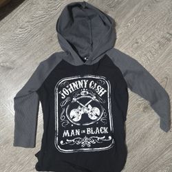 JOHNNY CASH Country girls long sleeve with hood