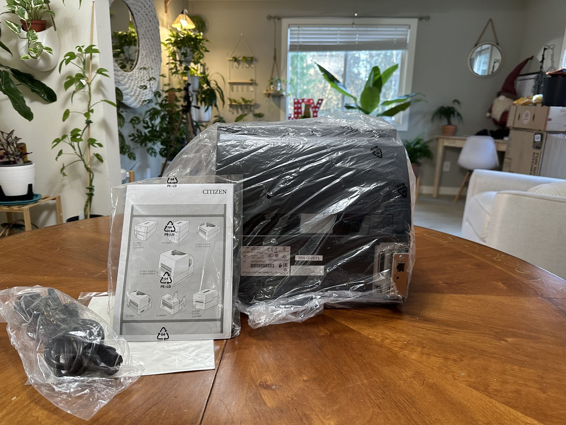 Citizen CLS6621 Thermal Label barcode Printer