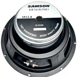 REMPLACEMENT WOOFER 12" SAMSON RS12-8 12 INCH 8 OHM 200W RMS