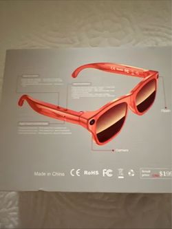 Smart Glasses with Camera and Touch Control