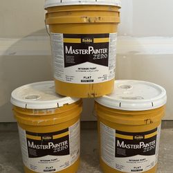 Interior Paint. Color Metro. Flat. Total 3 Buckets/ 15 Gallons 