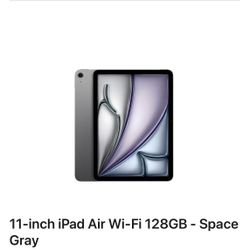 11-inch iPad Air Wi-Fi 128GB - Space Gray /New  With Sealed 