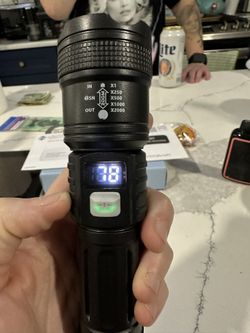 Bright LED Flashlight 3 Settings