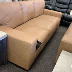 Leather Sofa And Love Seat