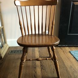 Solid Maple Wooden Chair 