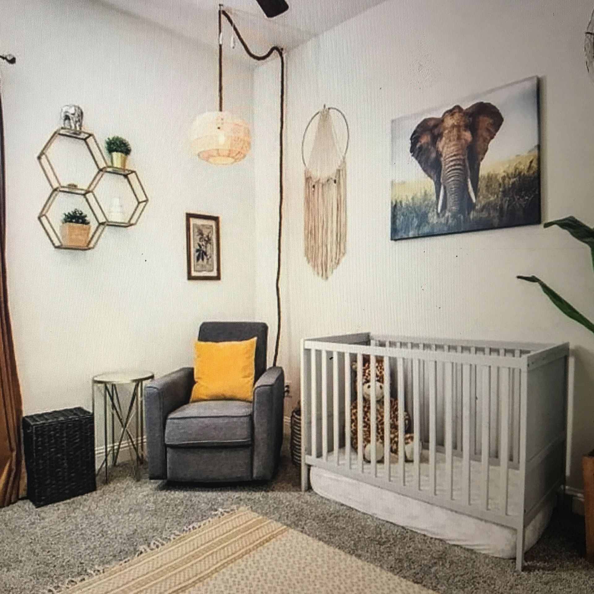 Ikea Sundvik Crib, Gray