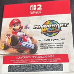 Mario Kart World Digital Copy and Nintendo Online 