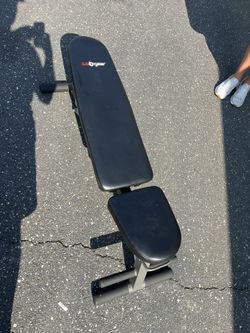 $40 Sale Today! Bench Weight Set, Workout Bench