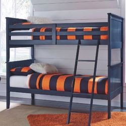 3 Twin Bunk Beds & 1 Dresser 