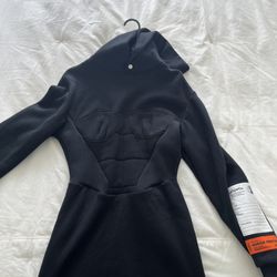Heron Preston Corset Hoodie Dress Small