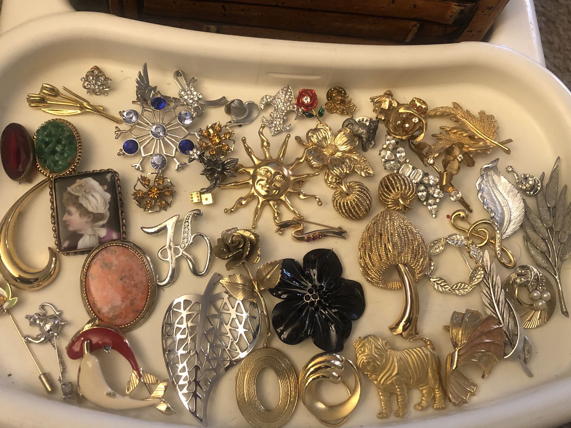 Lots Of Brooch’s And Pins
