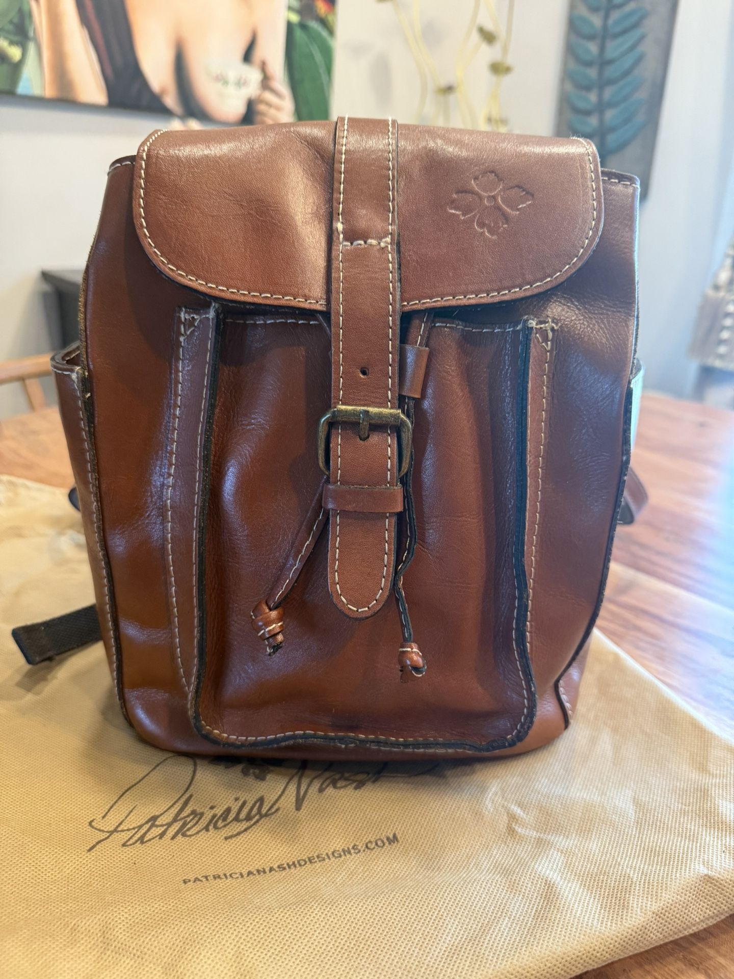 Patricia Nash Leather Backpack/purse