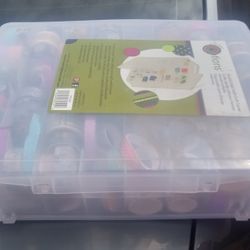 Washi Tape Lot & Organizer Case- Scrapbooking & Crafts