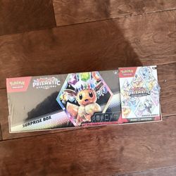 Pokémon Prismatic Evolutions Surprise Box (Sam's Club Exclusive) Booster Bundle 2 Pack
