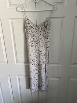 Animal Print Slip Mini Dress