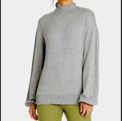 20 Pieces  Target Brand A New Day Heather Gray Long Sleeve Turtleneck 