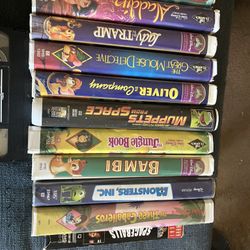 VHS Tapes - Disney and Other