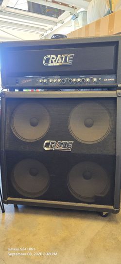 Crate Excalibur GX 900H Guitar Amp Half Stack + GX 412S 4x12 Cabinet Made in USA