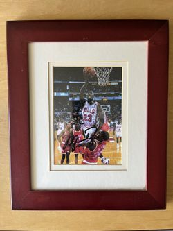 Michael Jordan Autographed Framed Photo 