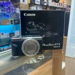 Canon Powershot G7X Mark III Silver 