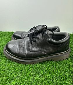Men’s Doc Martens Ashfield Pebble Grain Leather Air Cushion Shoes Black Size 9