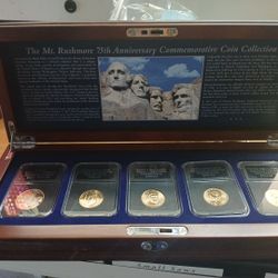 Mount Rushmore, 75th anniversary coin collection.