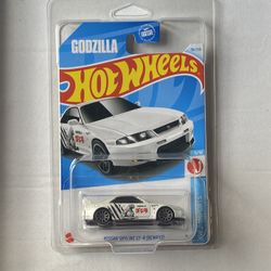 Hot Wheels Nissan Skyline GT-R R33 Godzilla White JDM
