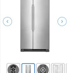 Maytag 24.9-cu ft Side-by-Side Refrigerator (Fingerprint Resistant Stainless Steel)