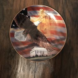 Don Patterson Collectors Plate “Liberty, Freedom And Justice For All “