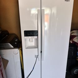 2023 Whirlpool Side By Side Refrigerator 33” Inches Wide 