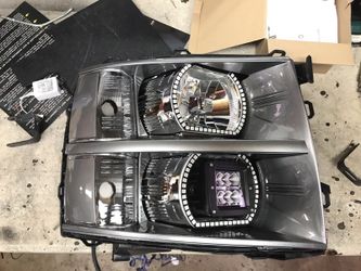 Custom headlights/Ipad dash