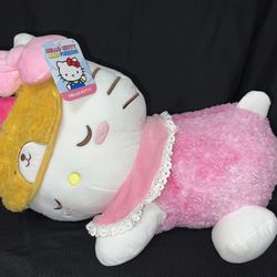 Sleeping Hello Kitty 18” Plush