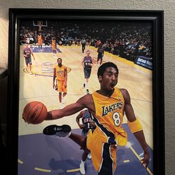 Kobe poster framed