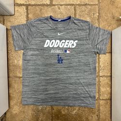 Nike MLB Los Angeles Dodgers Dri Fit 2XL Short Sleeve 